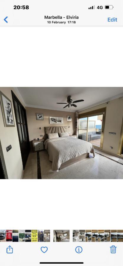 Beachfront Apartment - Sea Views - Marbella Kültér fotó